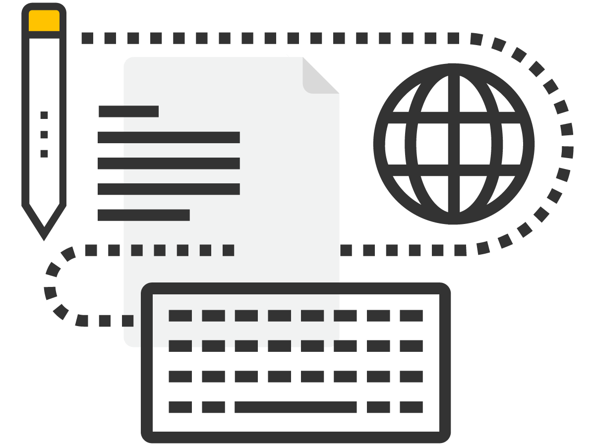 Website content creation, translation and insertion Website content creation, translation and insertion